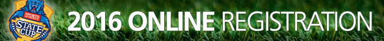 2016 STATE CUP Presidents Division OLDERS U14-19 by Sports Authority banner